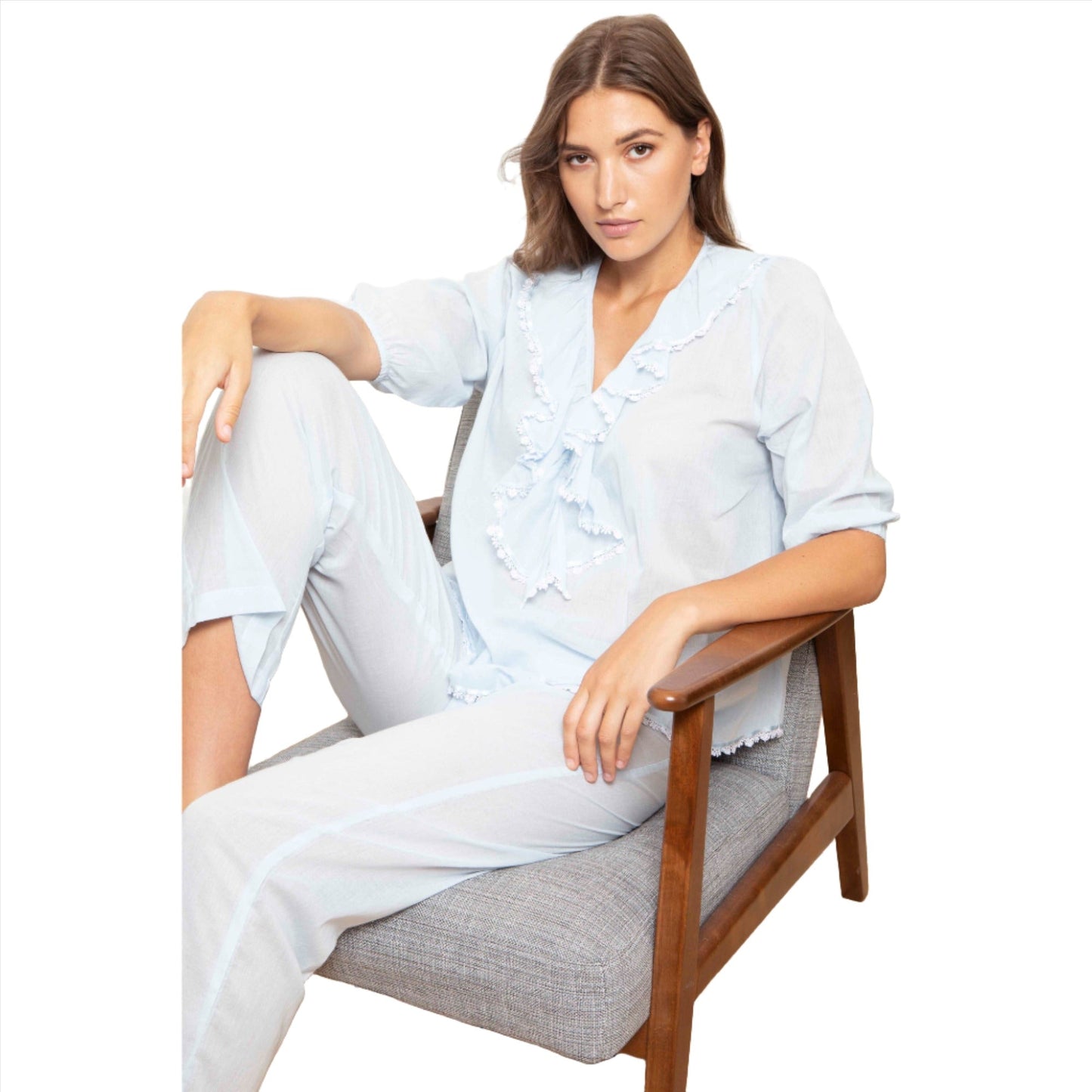 Cottonreal Women's TONI Deluxe Co Voile Pyjama Sets