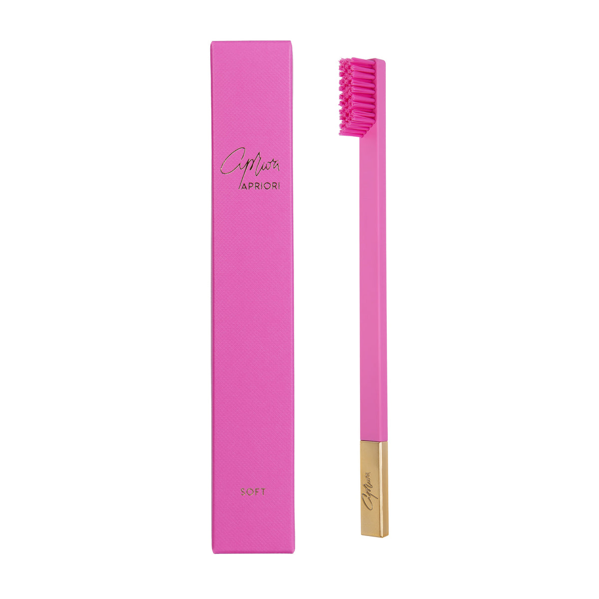 Apriori Bubblegum Pink Gold Soft Toothbrush