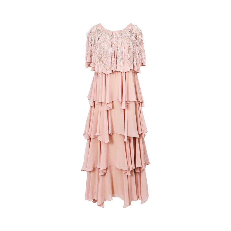 Shaira Women's Blush Long Dress