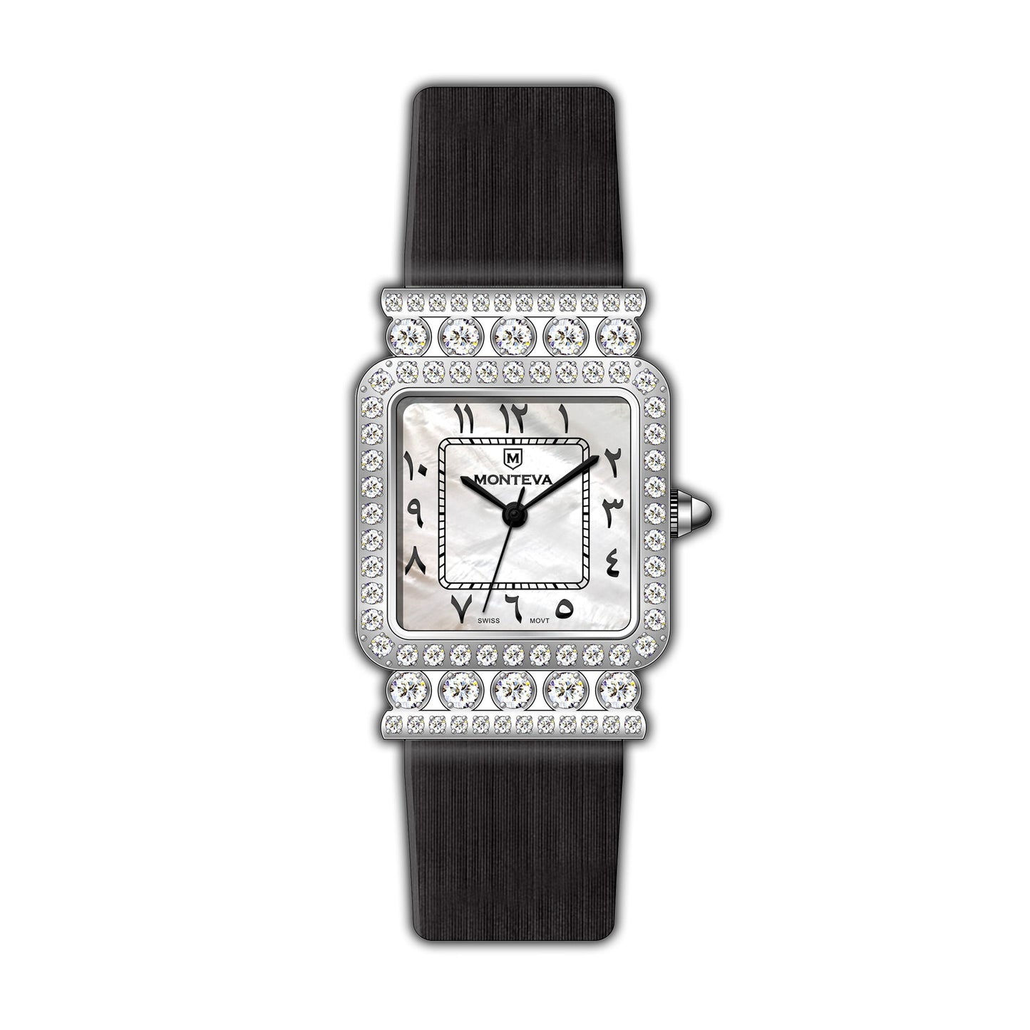 Monteva Chic Odim Ladies Arabic MOP Dial Watch
