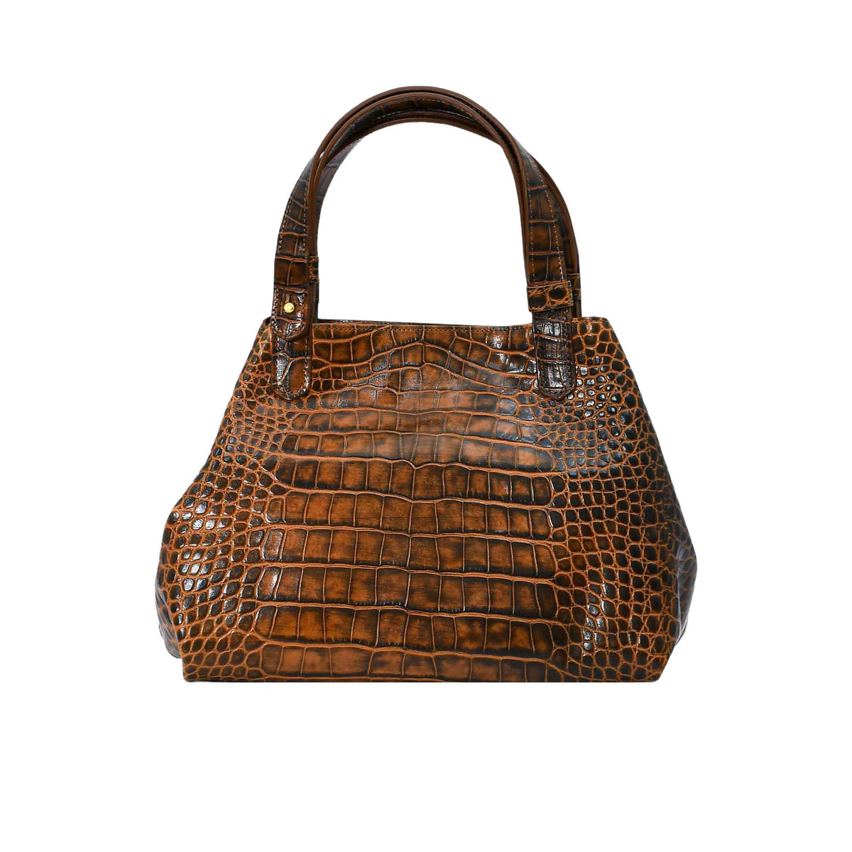Orlandi Valentino Women's Rhea Military Leather Hand Bag