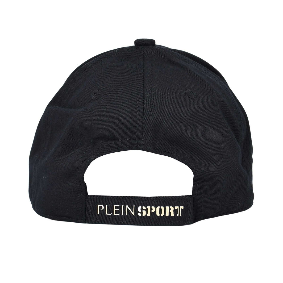 Philipp Plein Gents Black Cap with Round Logo