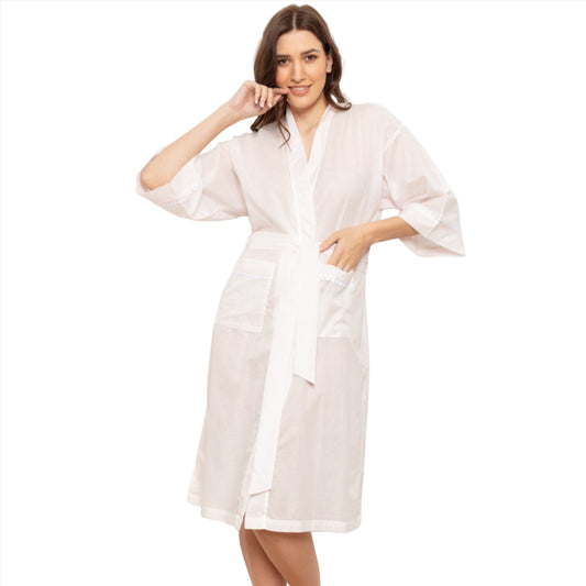 Cottonreal Women's RAMONES Deluxe Co Voile Kimono Wrapovers