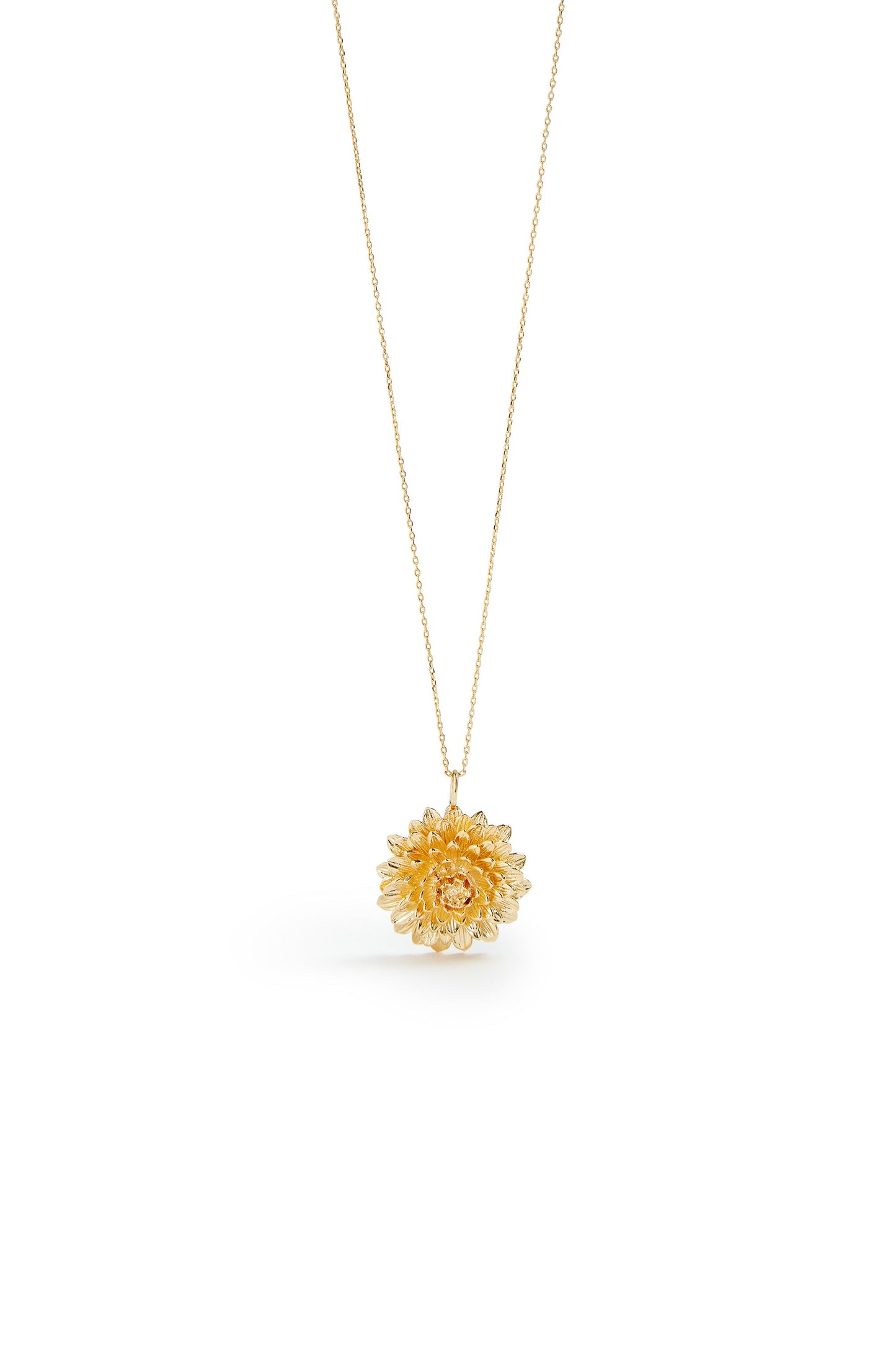 Les Nereides Fine Pendant Necklace With Gold Dandelion