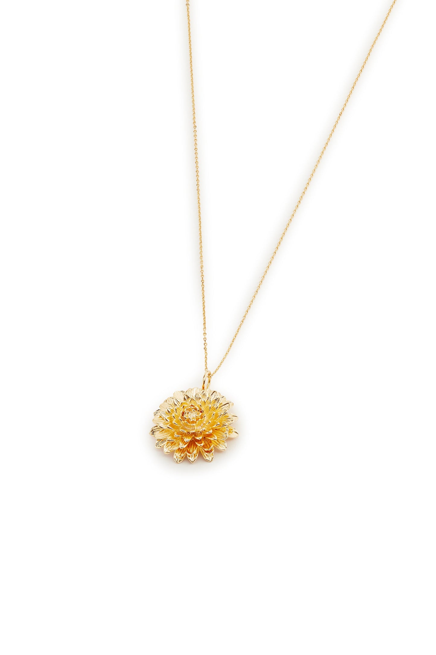 Les Nereides Fine Pendant Necklace With Gold Dandelion