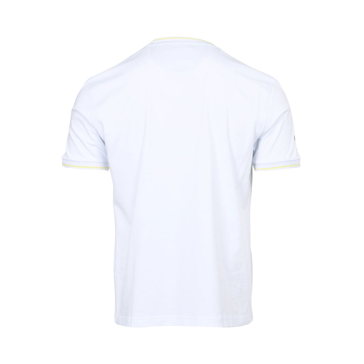 Eden Park Men's Crew Neck T-Shirt with Striped Sleeves