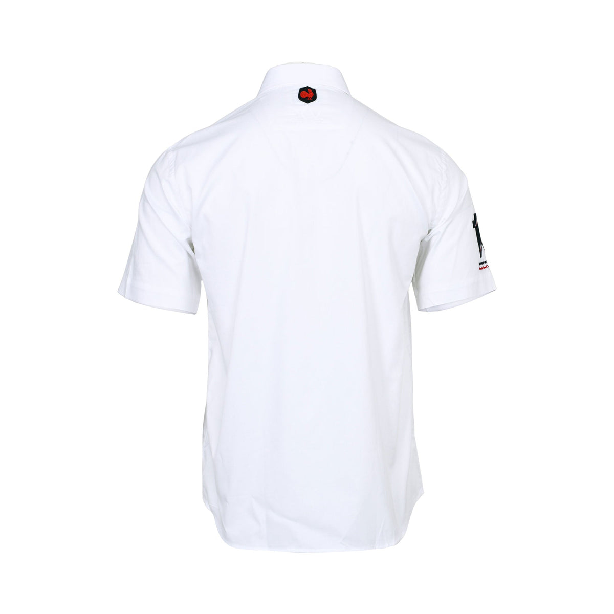 Eden Park Men's White Short-Sleeve Button-Down Shirt