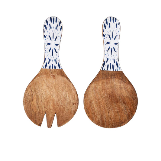 Van Deurs Danmark Servers Short Mango Bluestar Set Of 2