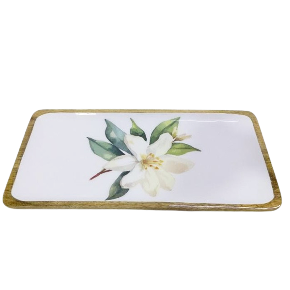 Van Deurs Danmark Dish Mango White Flower