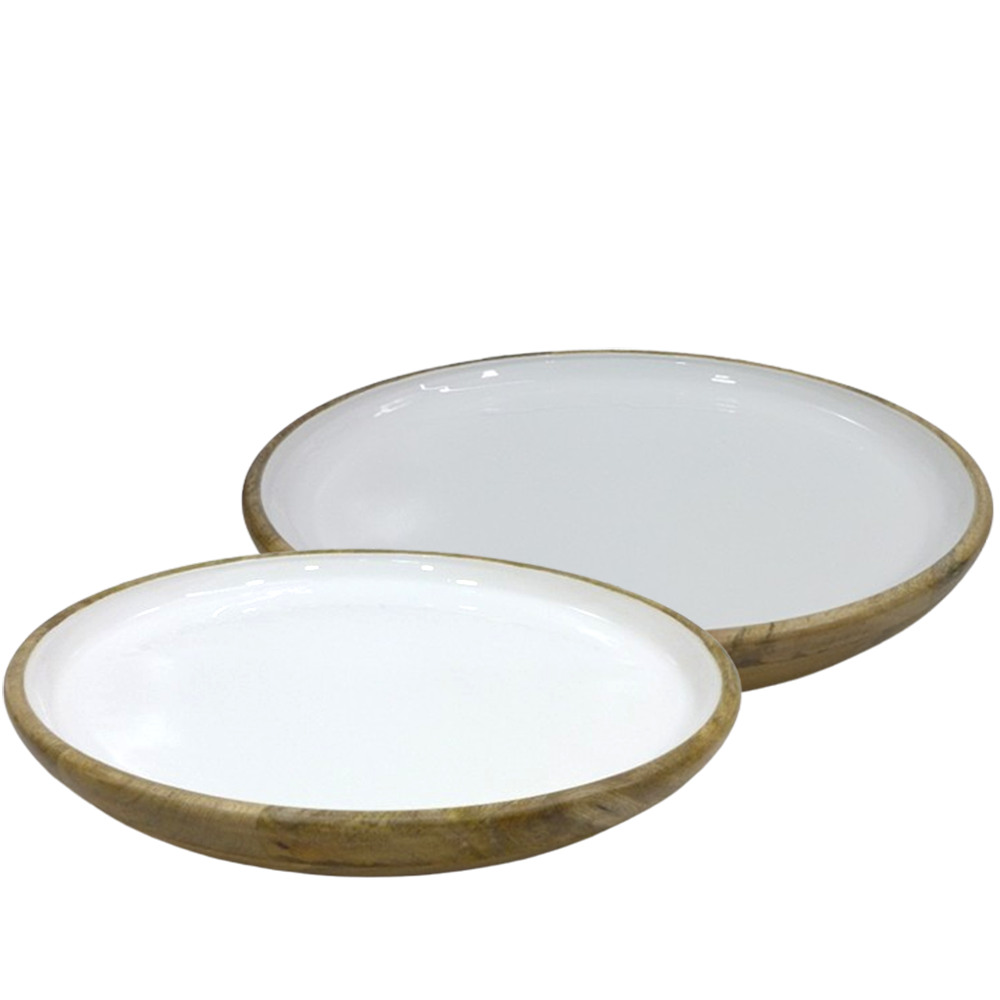 Van Deurs Danmark Dish Mango White Set Of 2