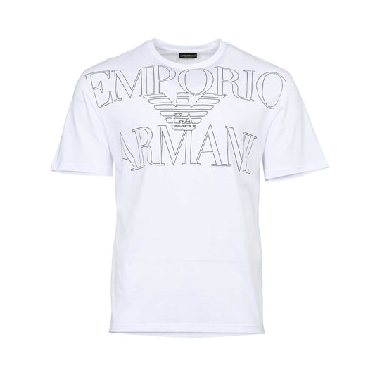 Emporio Armani Men's Black Logo T-Shirt