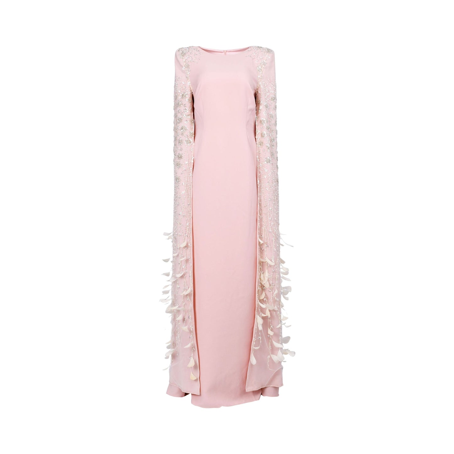 GW Couture Women's Champagne Long Dress