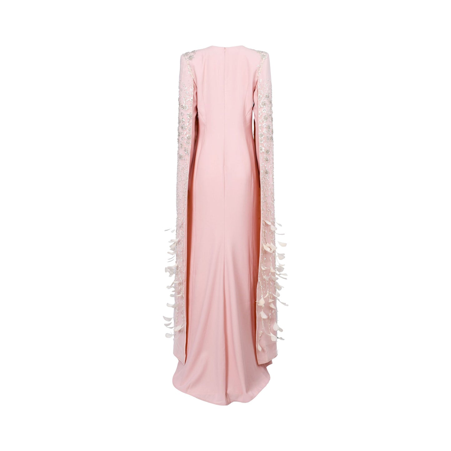 GW Couture Women's Champagne Long Dress