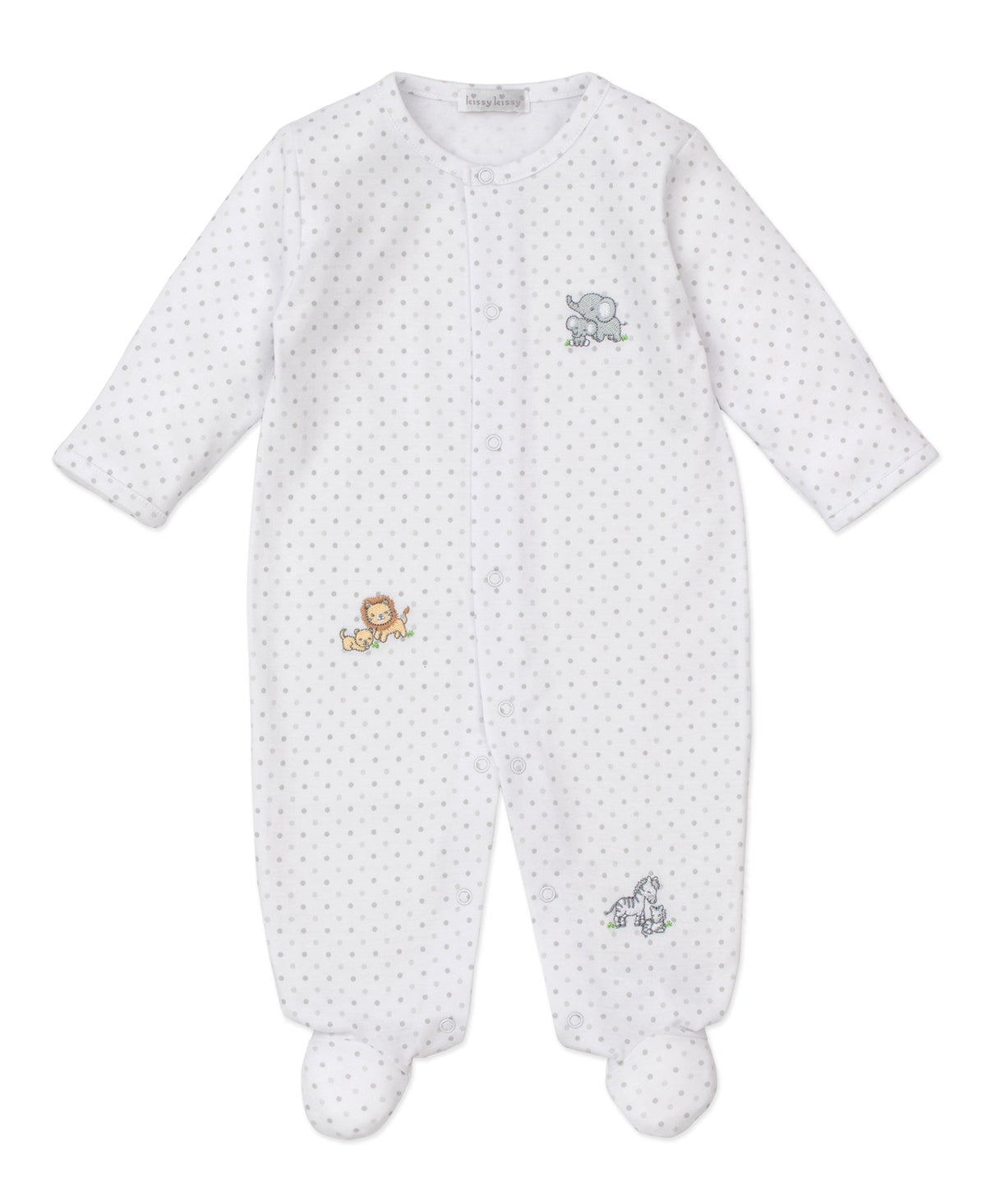 Kissy Kissy Kids New Born Unisex Silver Sleepsuit Set