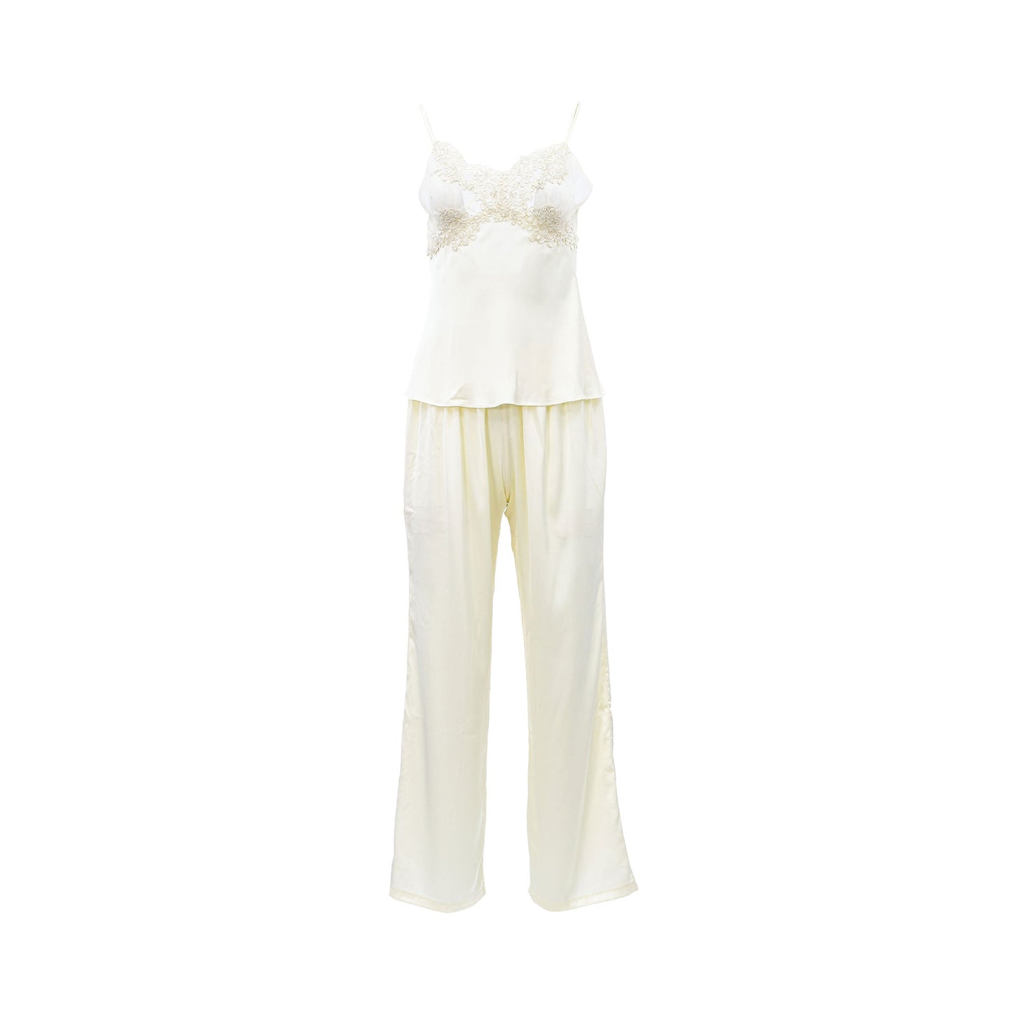 Lea Women's Satin Allover Pyjama Set