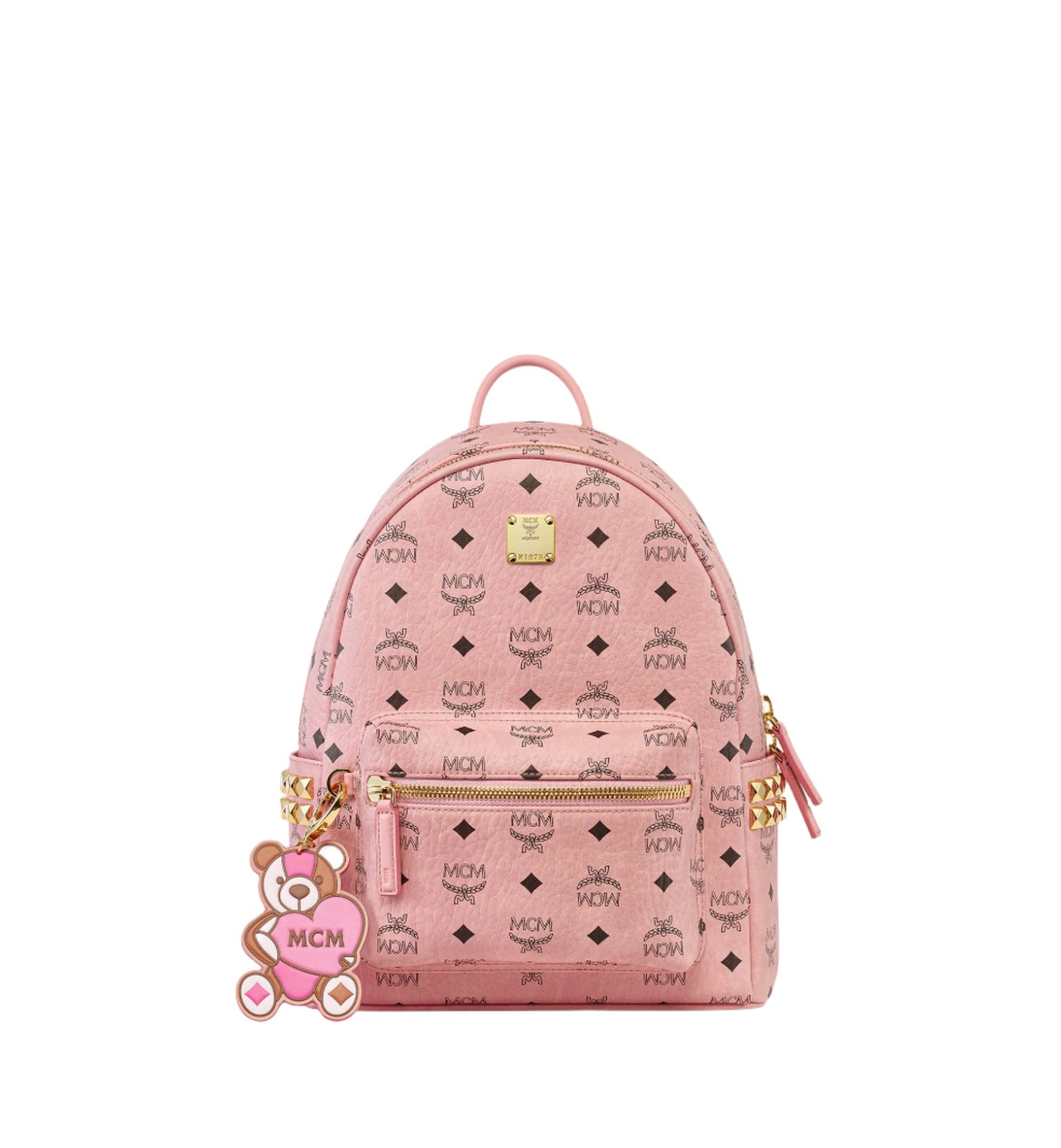 MCM Women's Stark Side Studs Backpack in Visetos