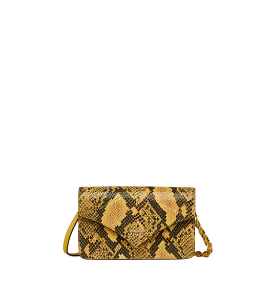 MCM Women's Diamond Shoulder Bag in Python Print Coronet