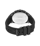 Police Motion Gents Black Dial Silicon Strap Watch