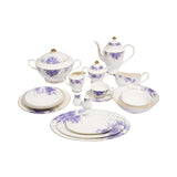 Richfine Dinner Set Round Shape New Bone 98 pcs