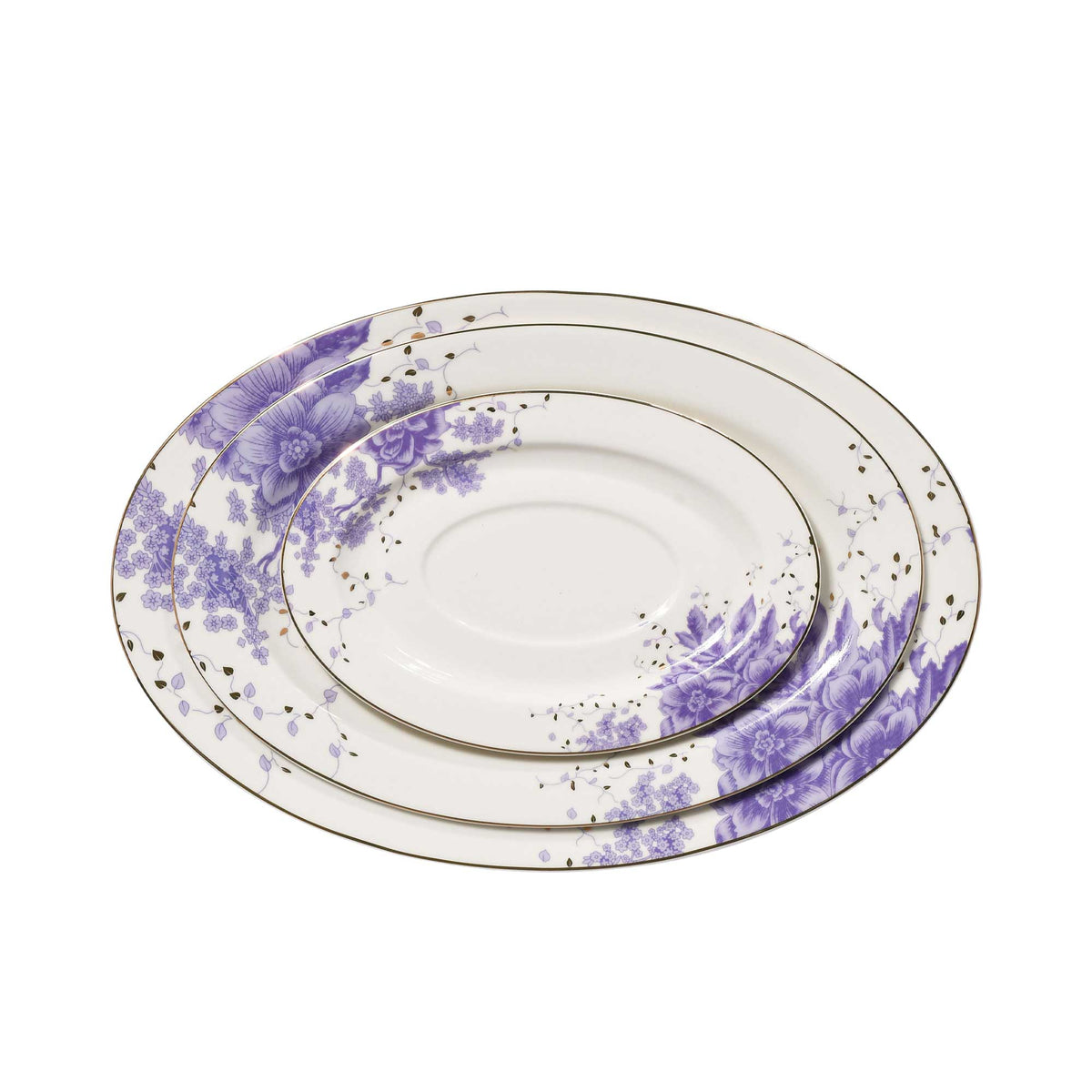 Richfine Dinner Set Round Shape New Bone 98 pcs