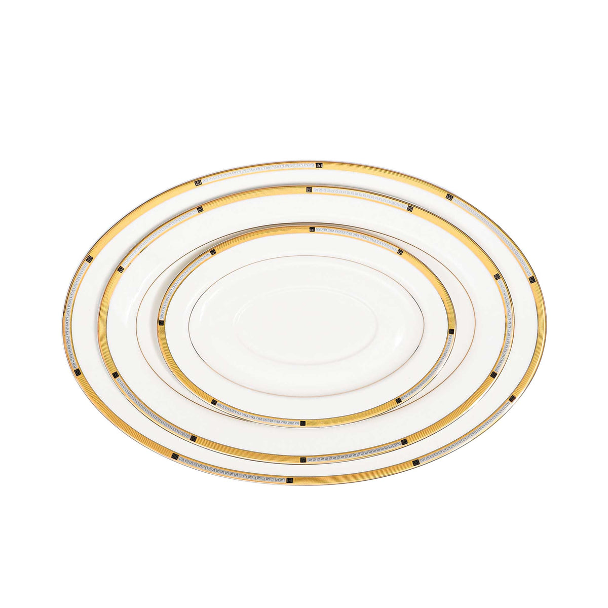 Richfine Dinner Set Round Shape New Bone 98 pcs