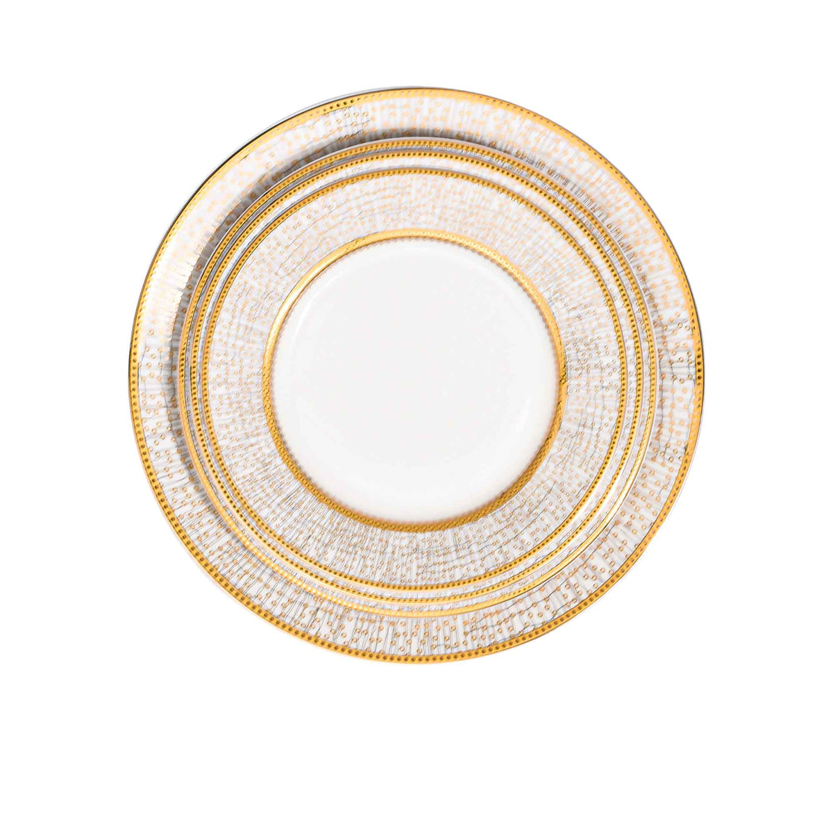Richfine Dinner Set Round Shape New Bone 98 pcs