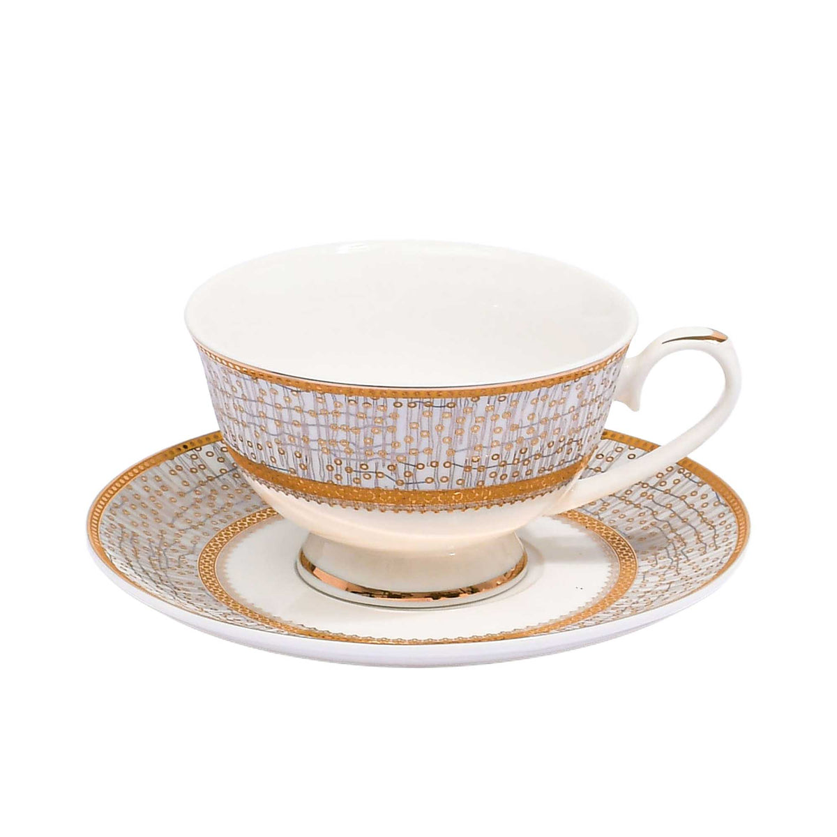 Richfine Dinner Set Round Shape New Bone 98 pcs