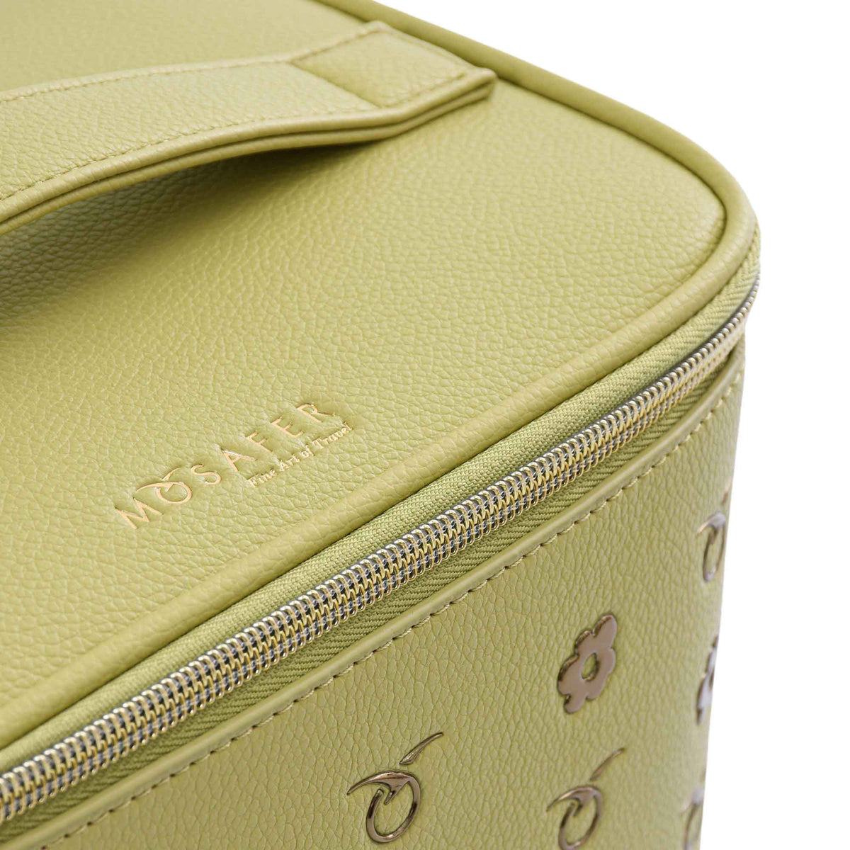 Mosafer Dahlia Women's Light Green Cosmetic Bag