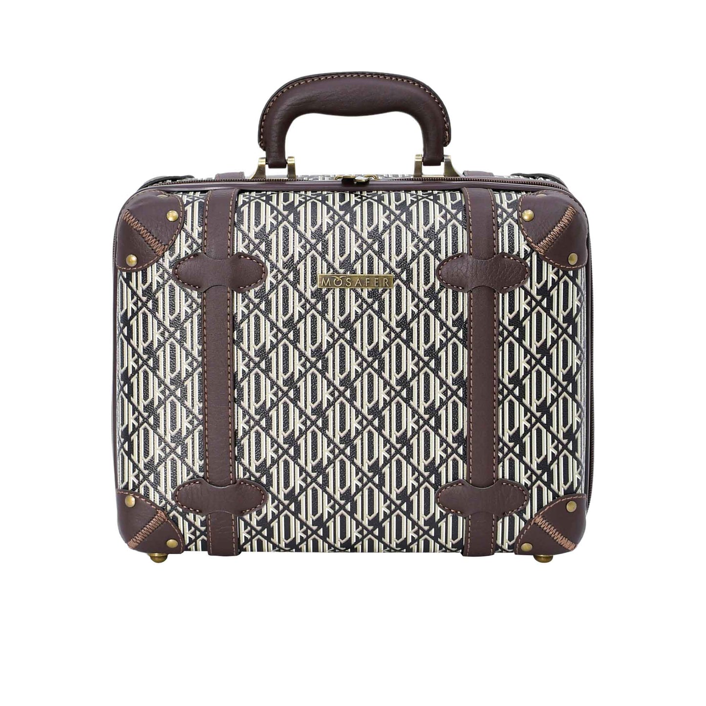 Mosafer Vintage Brown Beauty Case
