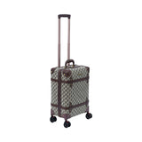 Mosafer Vintage  Brown Checked Luggage