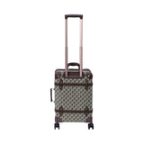 Mosafer Vintage  Brown Checked Luggage
