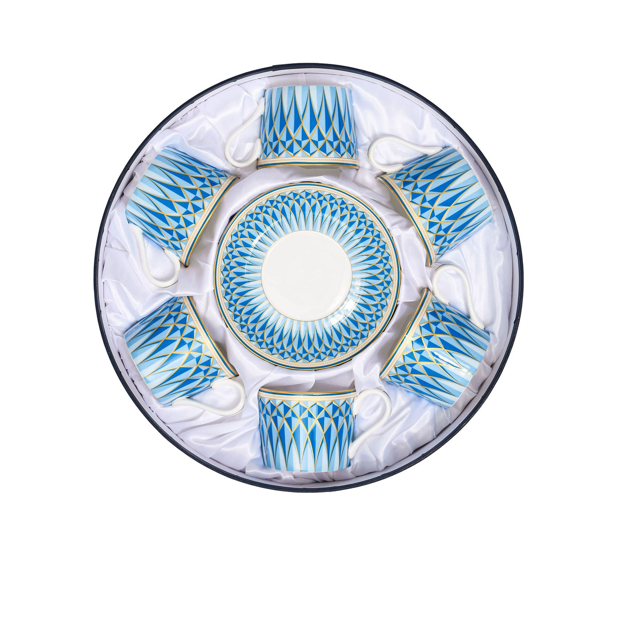Stechol Fine Bone China 12pcs Tea Cup & Saucer Set