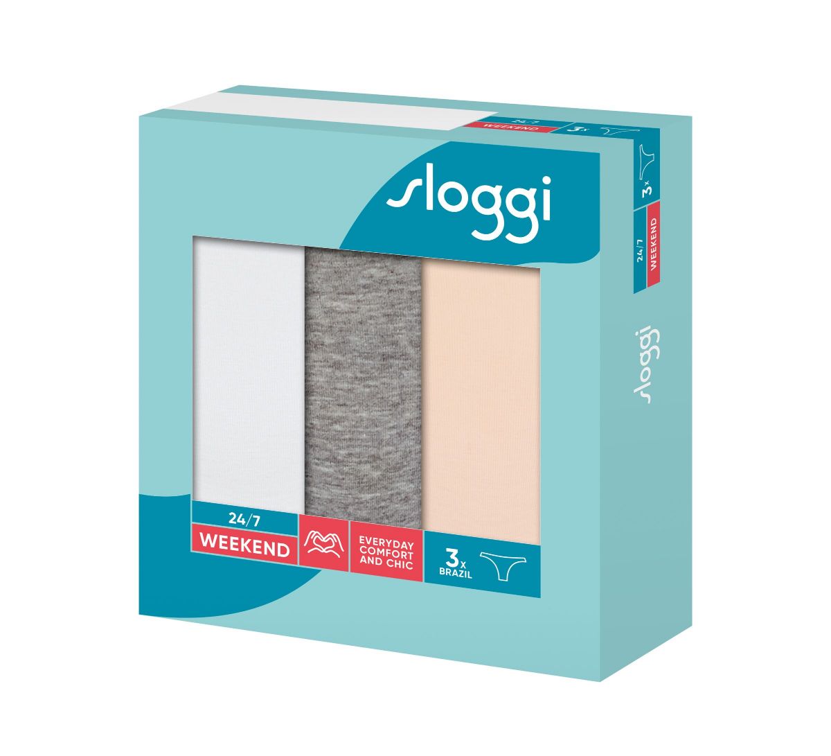 sloggi 24/7 Weekend Brazil 3-Pack