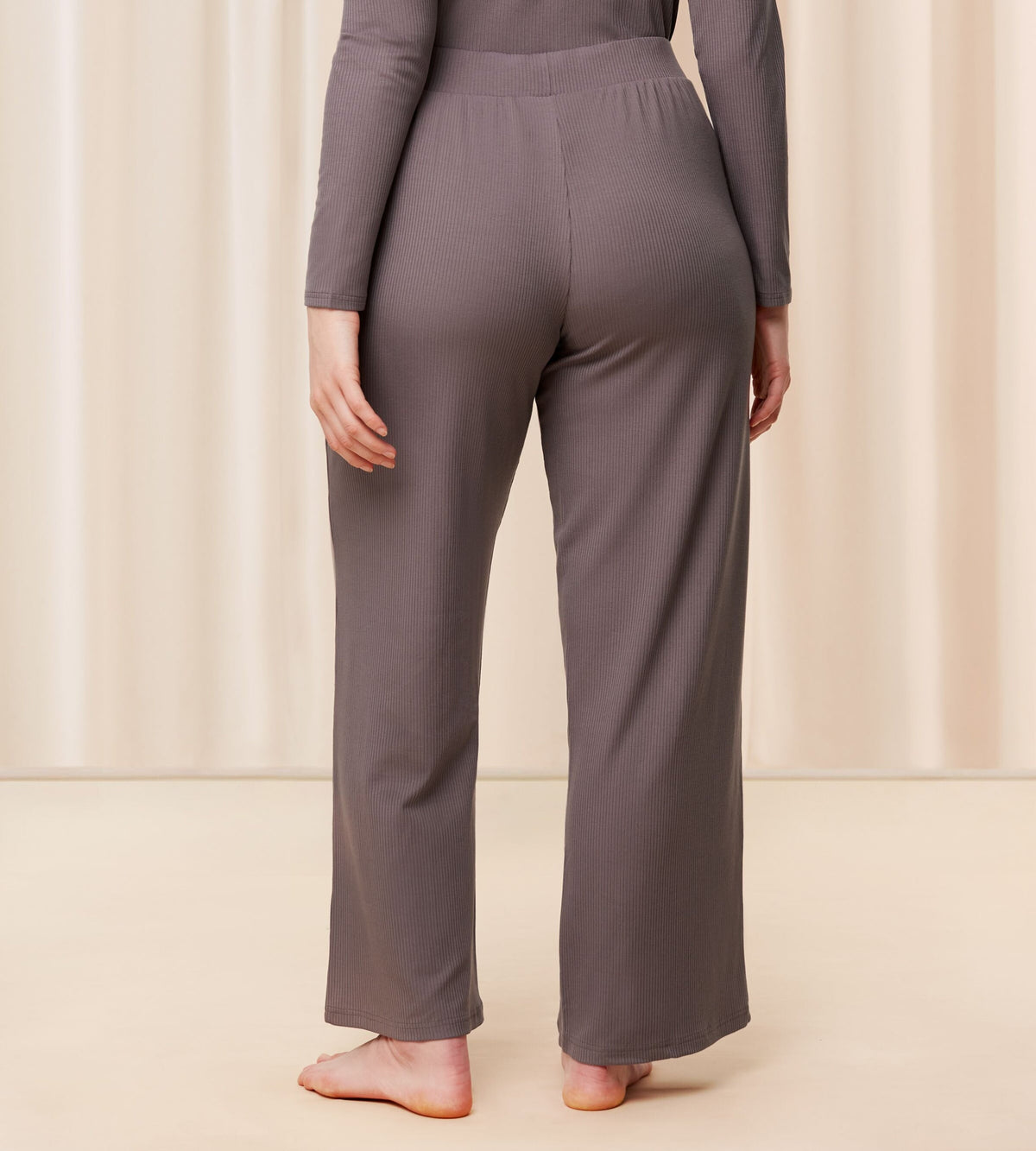 Natural Spotlight Rib Trousers