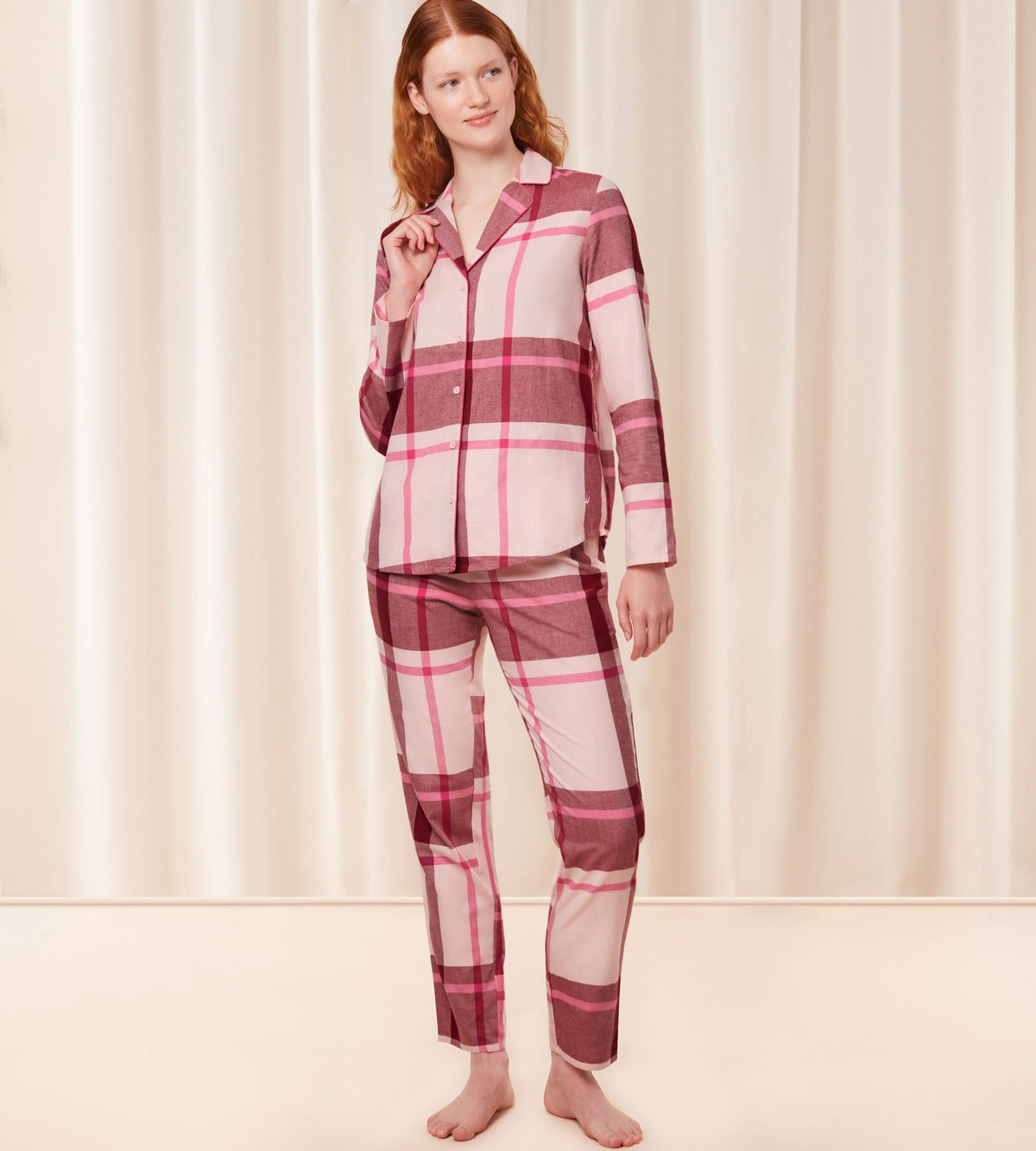 Boyfriend Fit Checks Pyjama Set