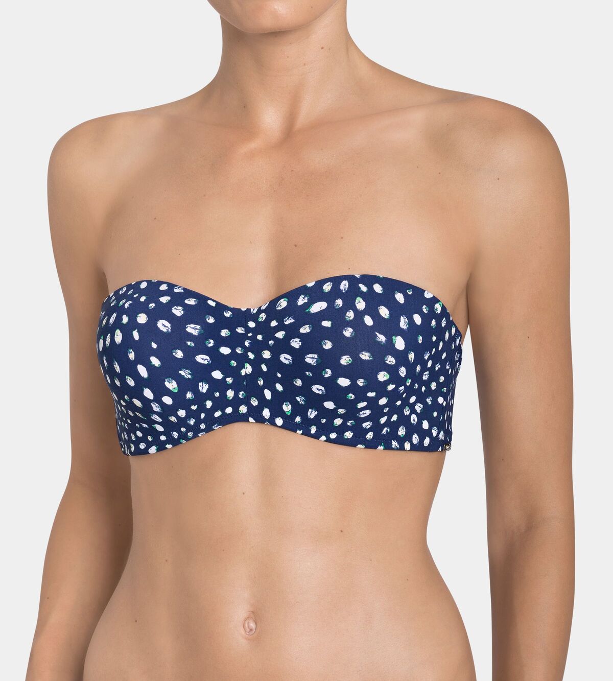 Painted Leaves Bikini Top