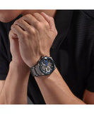 Police Salkantay Gents Blue Chronograph Stainless Steel Strap Watch